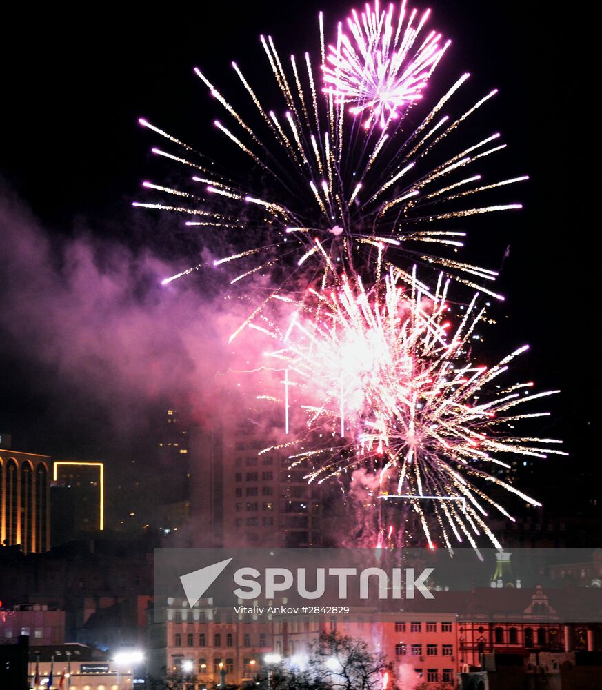 Fireworks across Russia to mark 71st anniversary of Victory in 1941-1945 Great Patriotic War