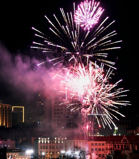 Fireworks across Russia to mark 71st anniversary of Victory in 1941-1945 Great Patriotic War