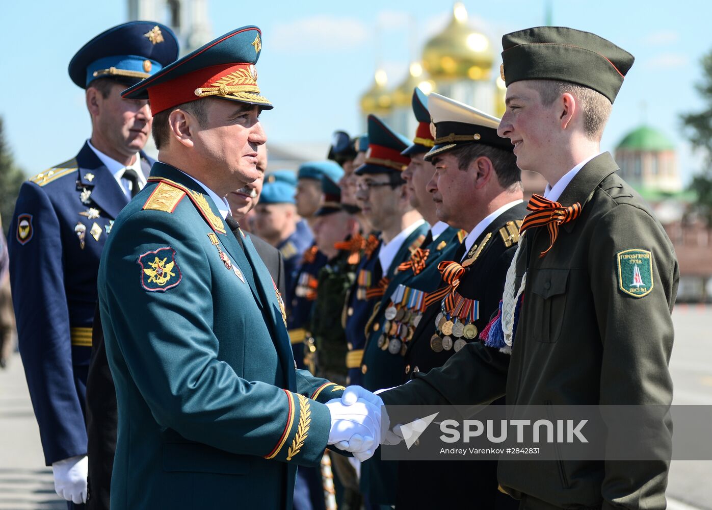 Victory Day Parade in Russian cities