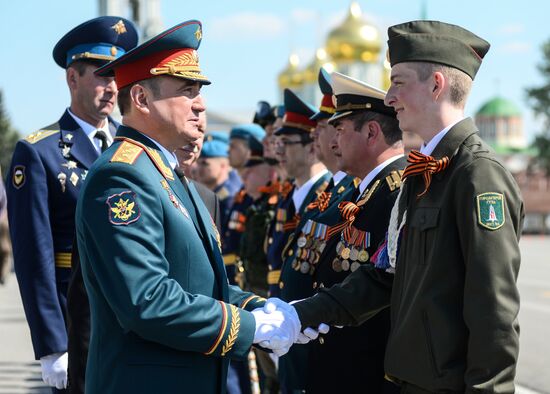 Victory Day Parade in Russian cities