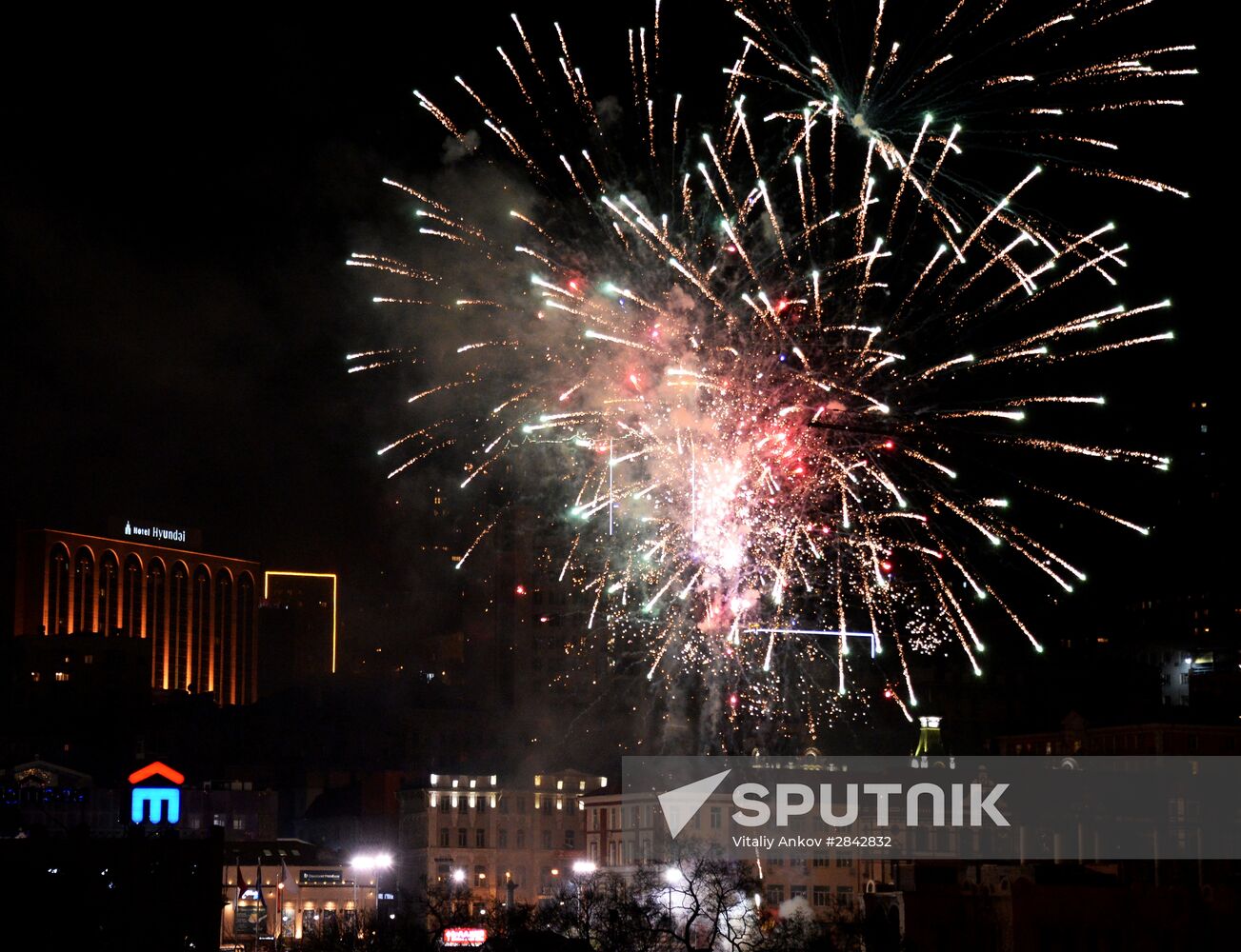 Fireworks across Russia to mark 71st anniversary of Victory in 1941-1945 Great Patriotic War