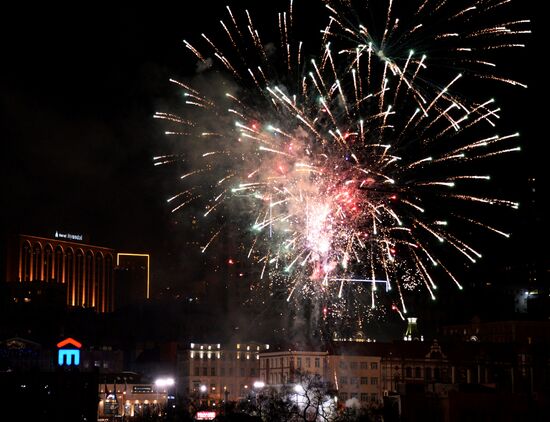Fireworks across Russia to mark 71st anniversary of Victory in 1941-1945 Great Patriotic War