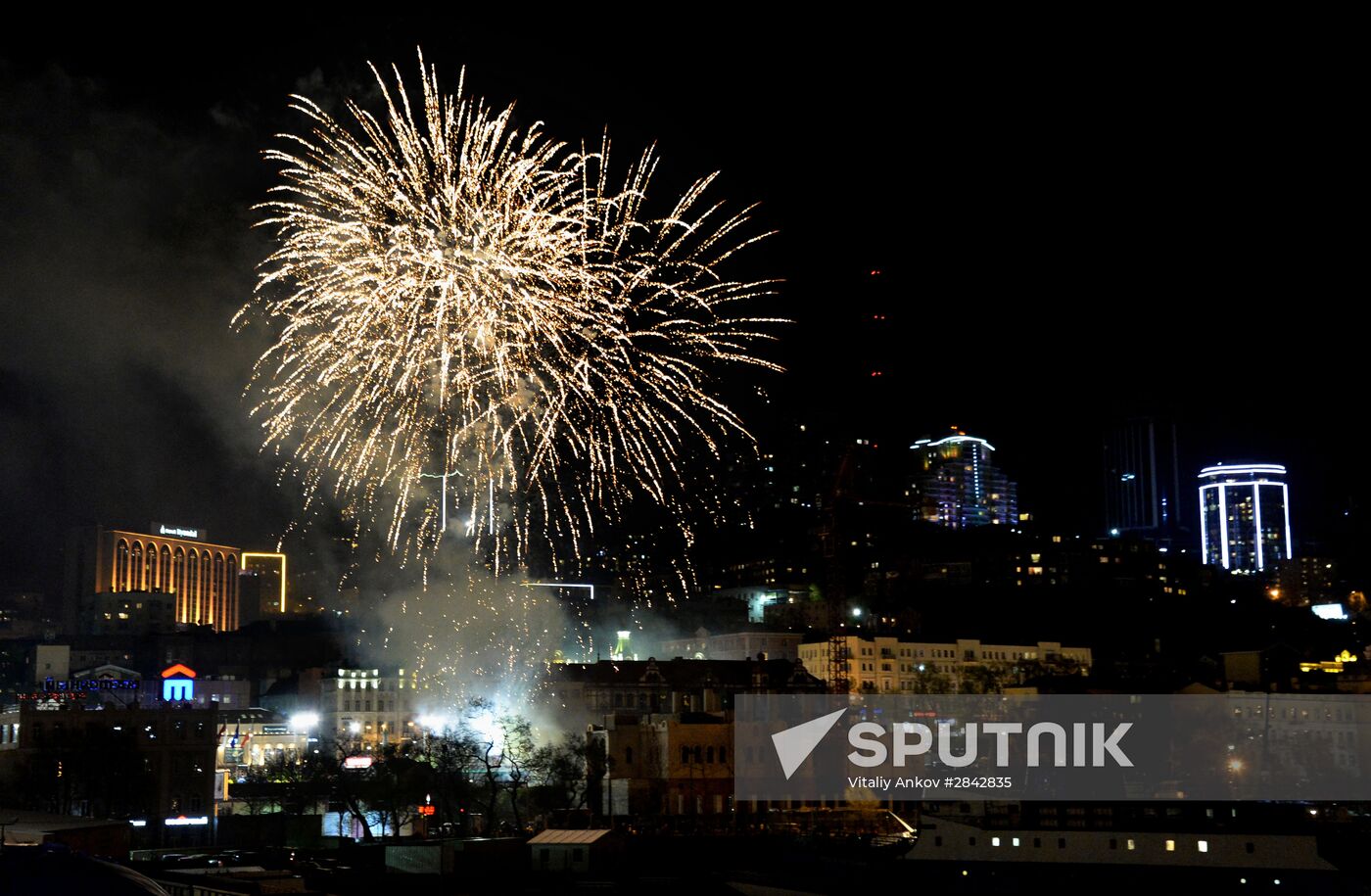 Fireworks across Russia to mark 71st anniversary of Victory in 1941-1945 Great Patriotic War