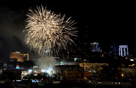 Fireworks across Russia to mark 71st anniversary of Victory in 1941-1945 Great Patriotic War