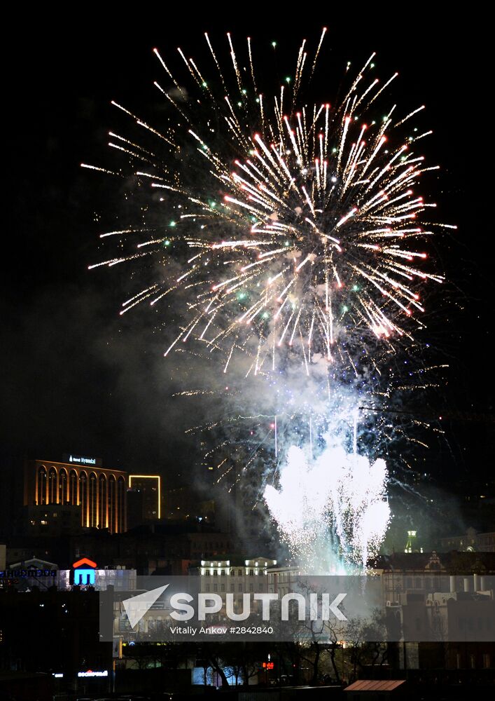 Fireworks across Russia to mark 71st anniversary of Victory in 1941-1945 Great Patriotic War