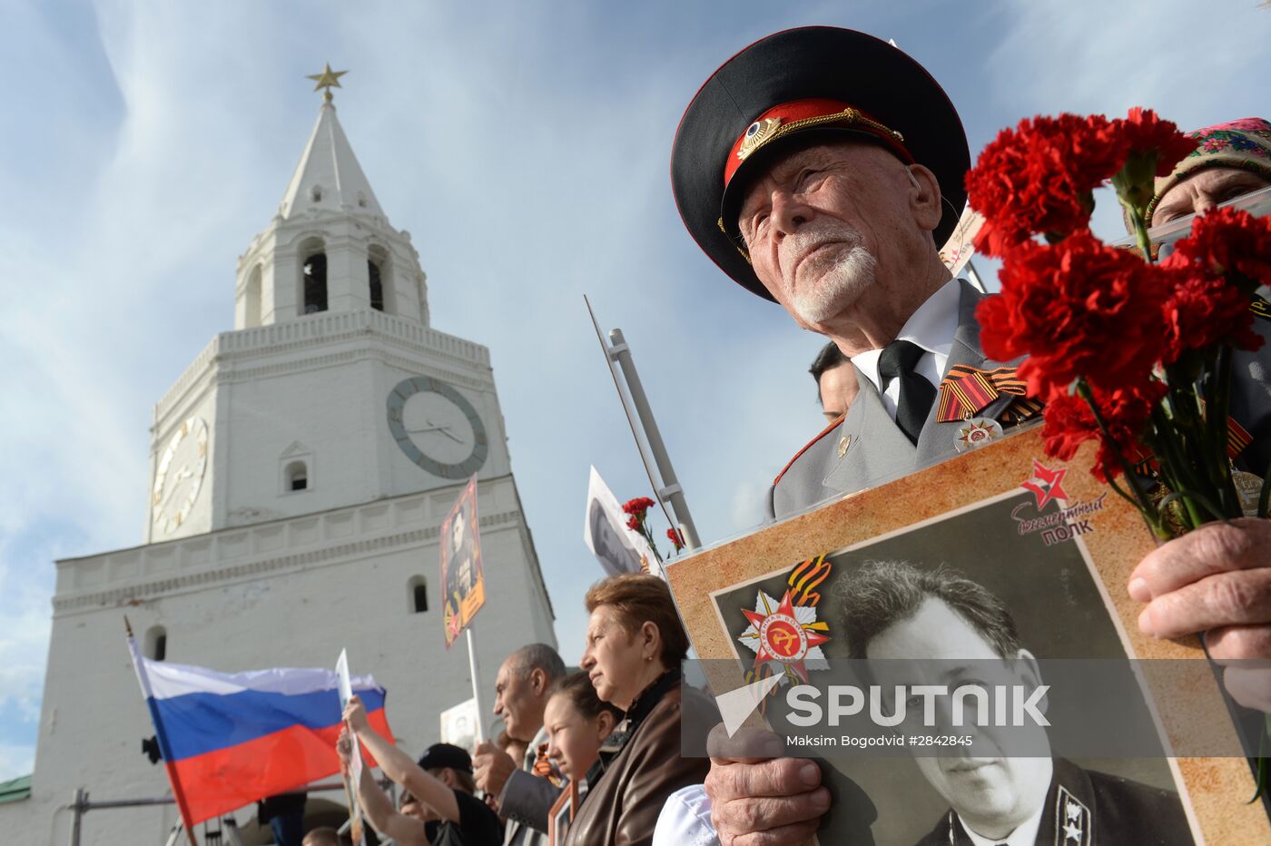 Immortal Regiment march in Russian cities