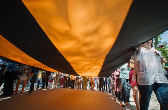 Immortal Regiment march in Russian cities