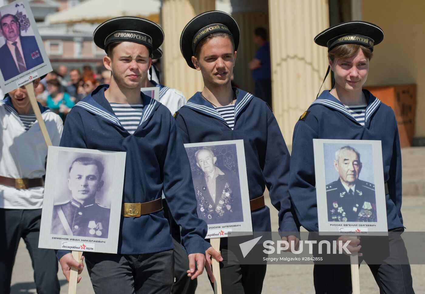 Victory Day Parade in Russian cities