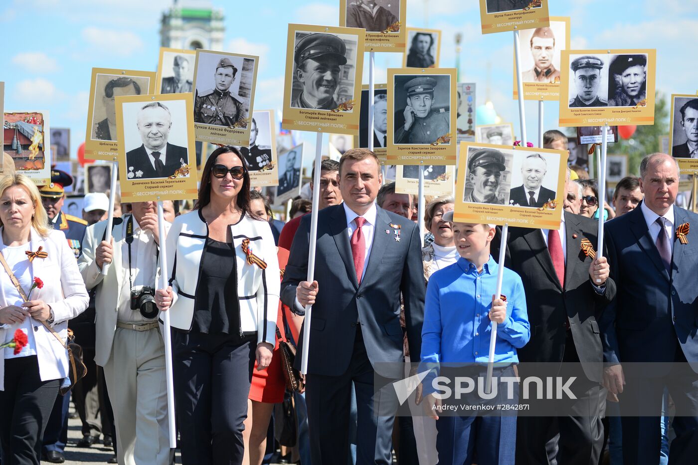 Immortal Regiment march in Russian cities
