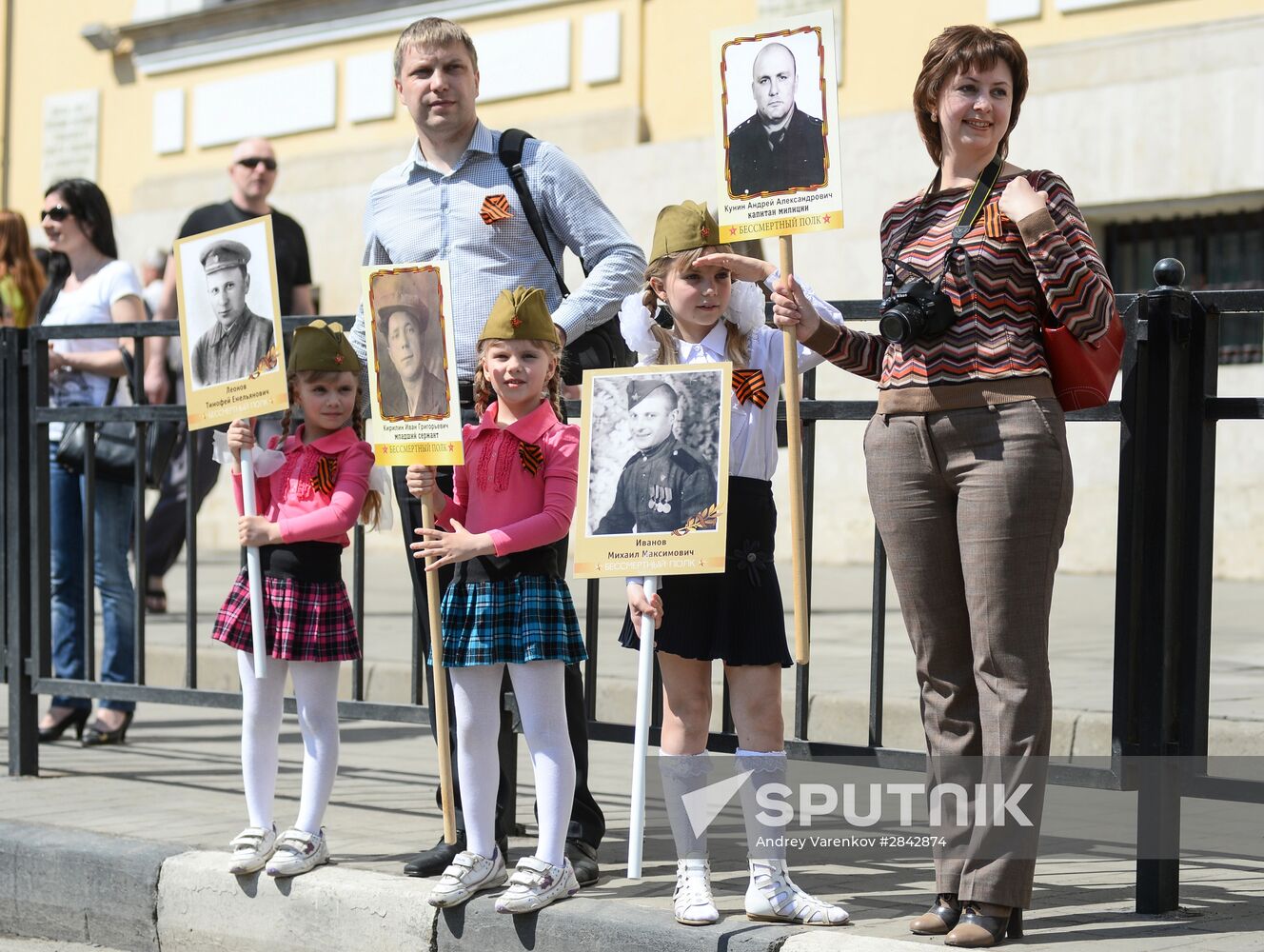 Immortal Regiment march in Russian cities