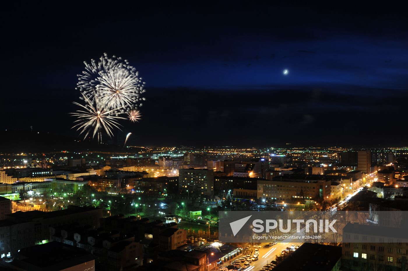 Fireworks across Russia to mark 71st anniversary of Victory in 1941-1945 Great Patriotic War