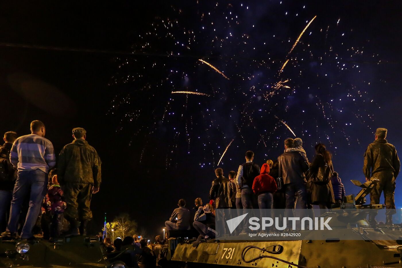 Fireworks across Russia to mark 71st anniversary of Victory in 1941-1945 Great Patriotic War