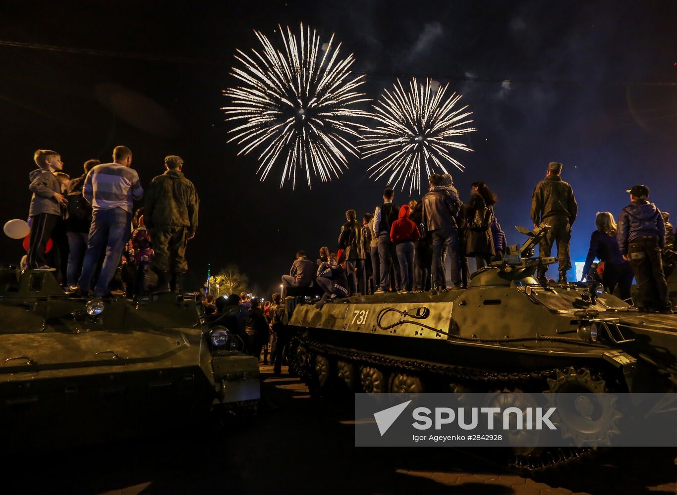 Fireworks across Russia to mark 71st anniversary of Victory in 1941-1945 Great Patriotic War
