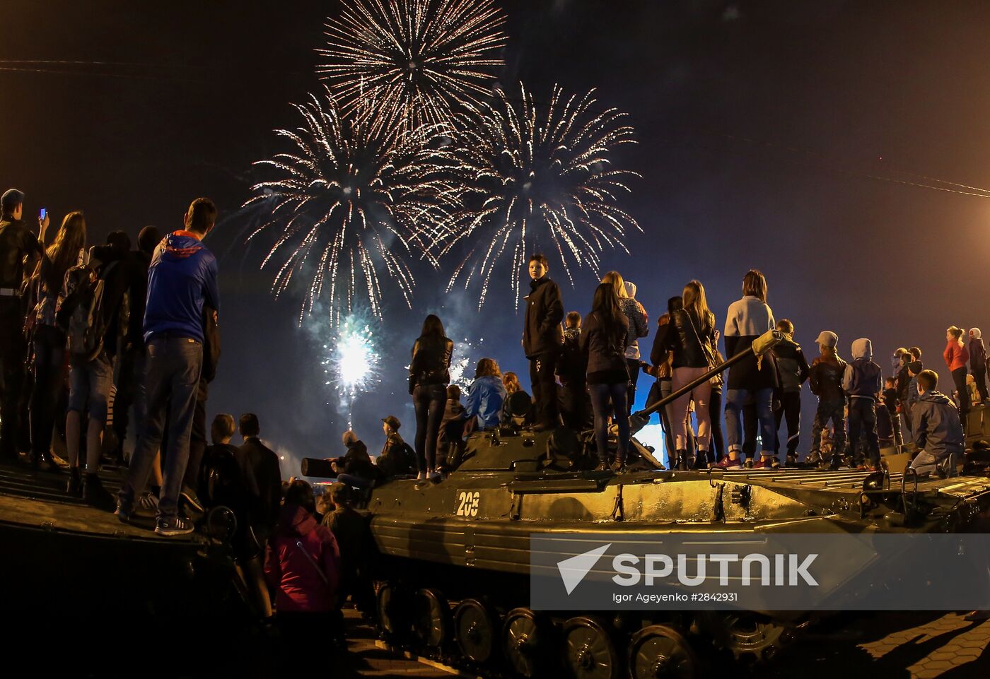 Fireworks across Russia to mark 71st anniversary of Victory in 1941-1945 Great Patriotic War