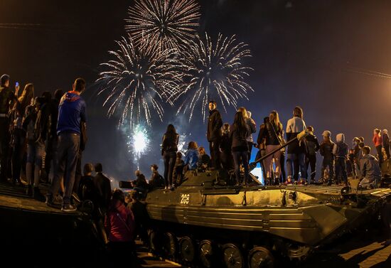 Fireworks across Russia to mark 71st anniversary of Victory in 1941-1945 Great Patriotic War