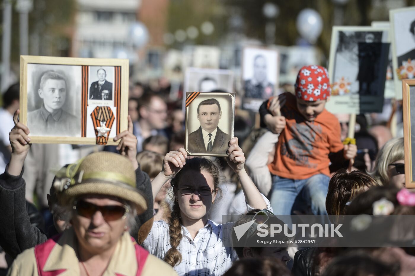 Immortal Regiment march in foreign countries