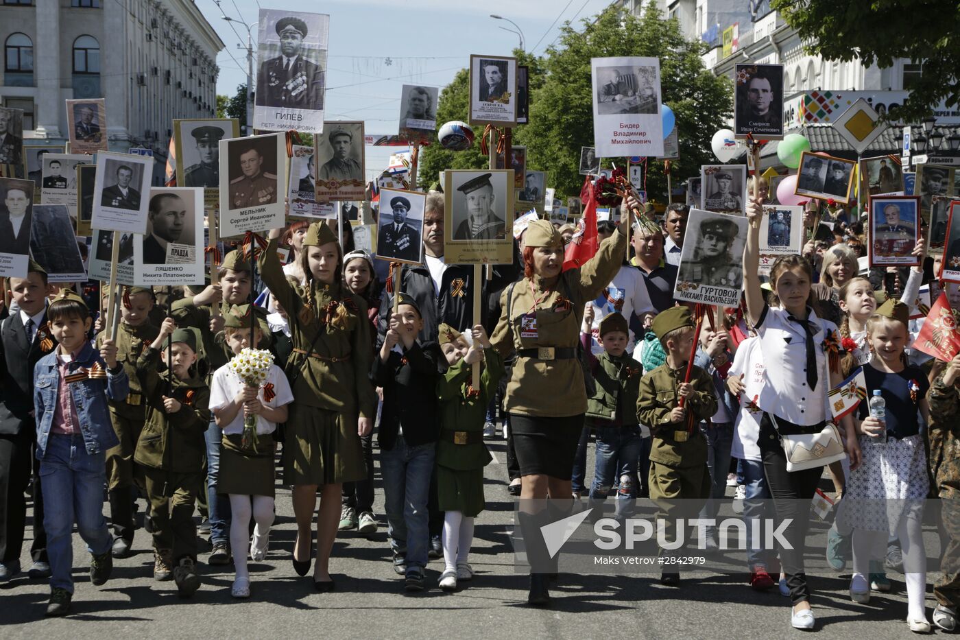 Immortal Regiment march in Russian cities