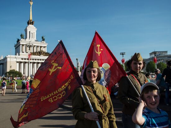Celebrating 71th anniversary of Victory in Great Patriotic War