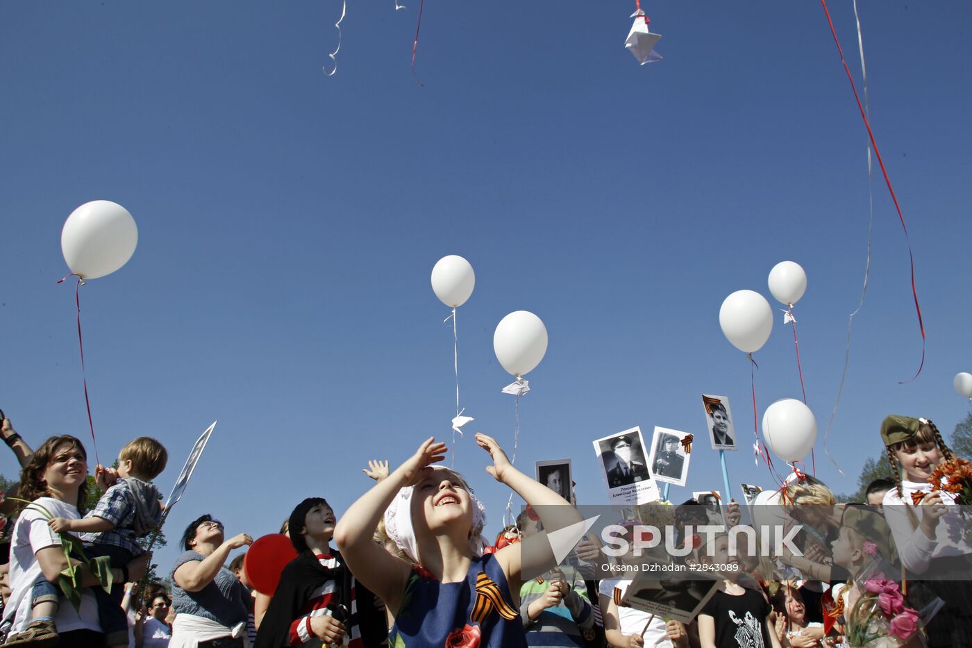 Immortal Regiment march in foreign countries
