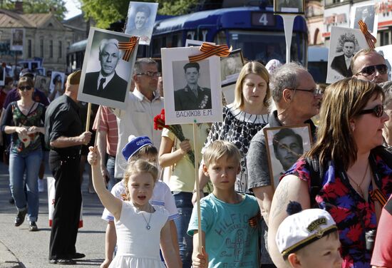 Immortal Regiment march in foreign countries
