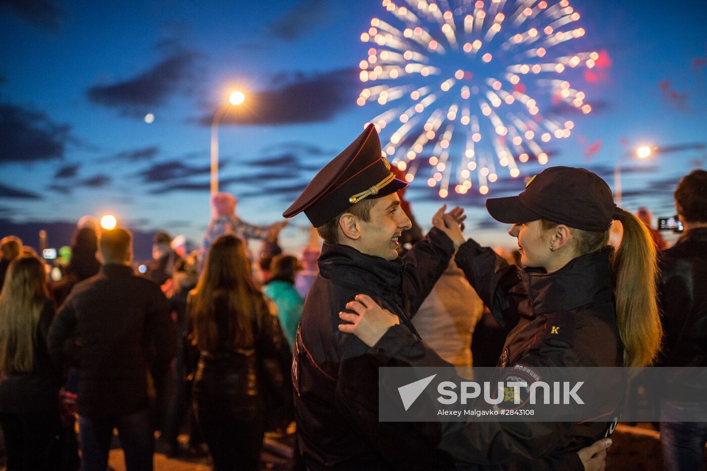 Fireworks across Russia to mark 71st anniversary of Victory in 1941-1945 Great Patriotic War
