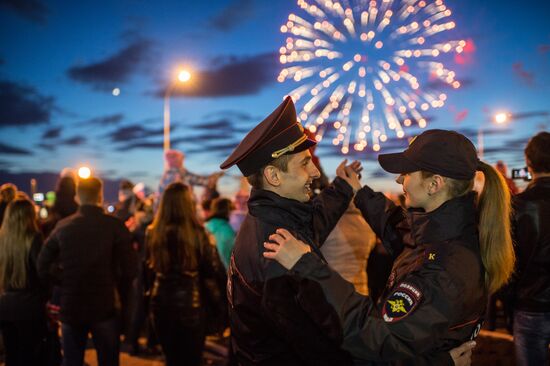 Fireworks across Russia to mark 71st anniversary of Victory in 1941-1945 Great Patriotic War