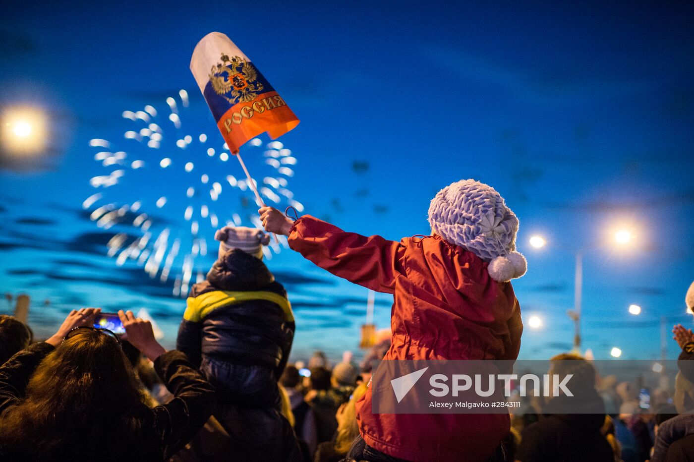 Fireworks across Russia to mark 71st anniversary of Victory in 1941-1945 Great Patriotic War