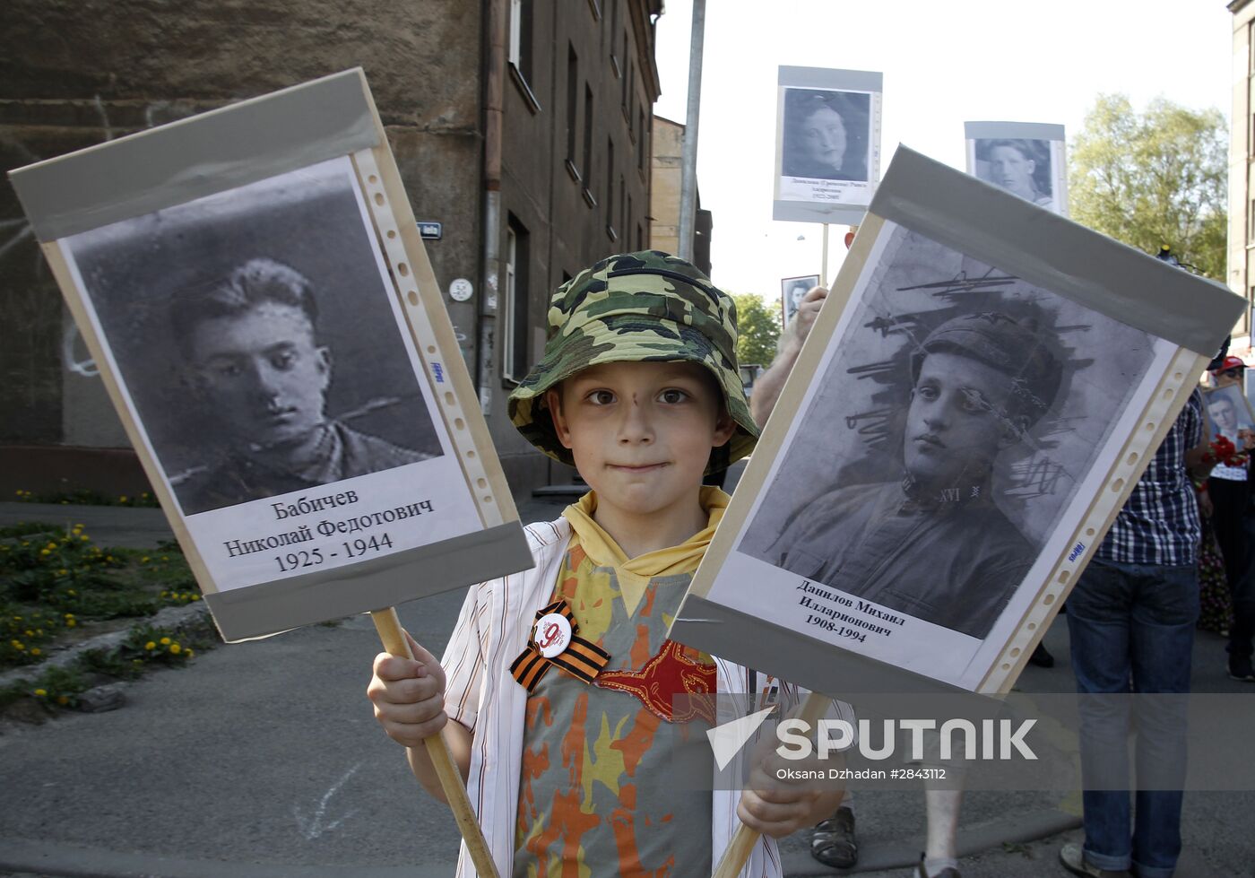 Immortal Regiment march in foreign countries