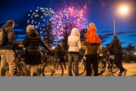 Fireworks across Russia to mark 71st anniversary of Victory in 1941-1945 Great Patriotic War