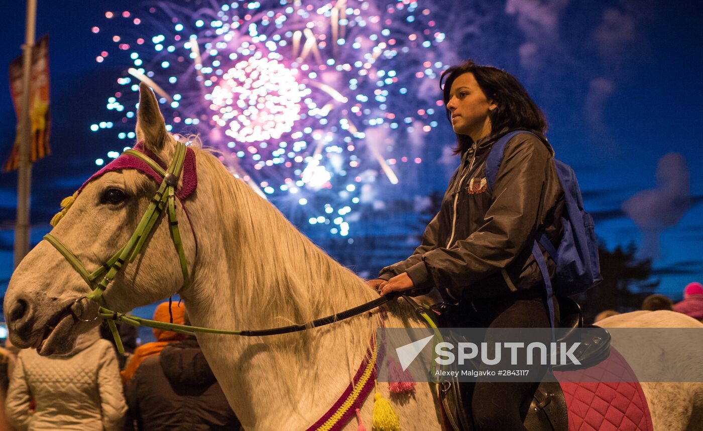 Fireworks across Russia to mark 71st anniversary of Victory in 1941-1945 Great Patriotic War