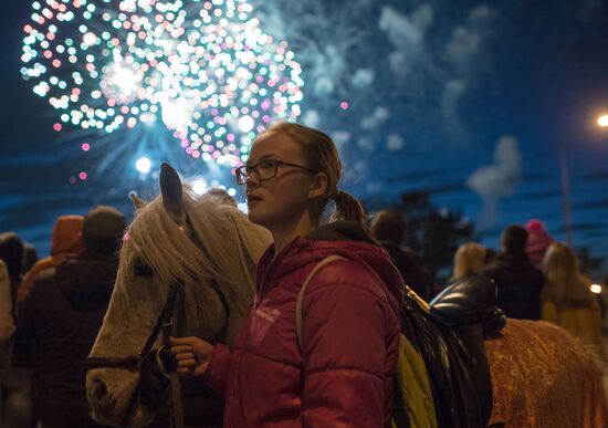 Fireworks across Russia to mark 71st anniversary of Victory in 1941-1945 Great Patriotic War