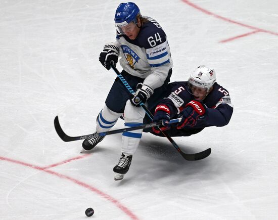 2016 IIHF World Ice Hockey Championship. Finland vs. USA