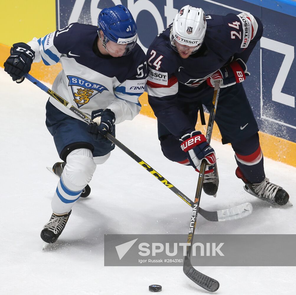 2016 IIHF World Championship. Finland vs United States