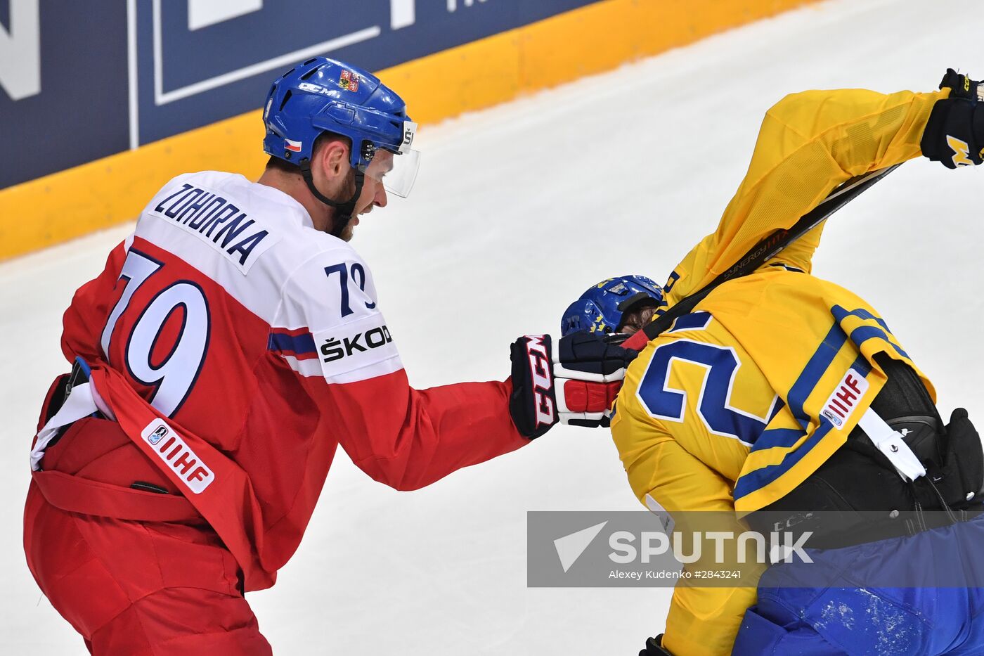 2016 IIHF World Ice Hockey Championship. Sweden vs. Czech Republic