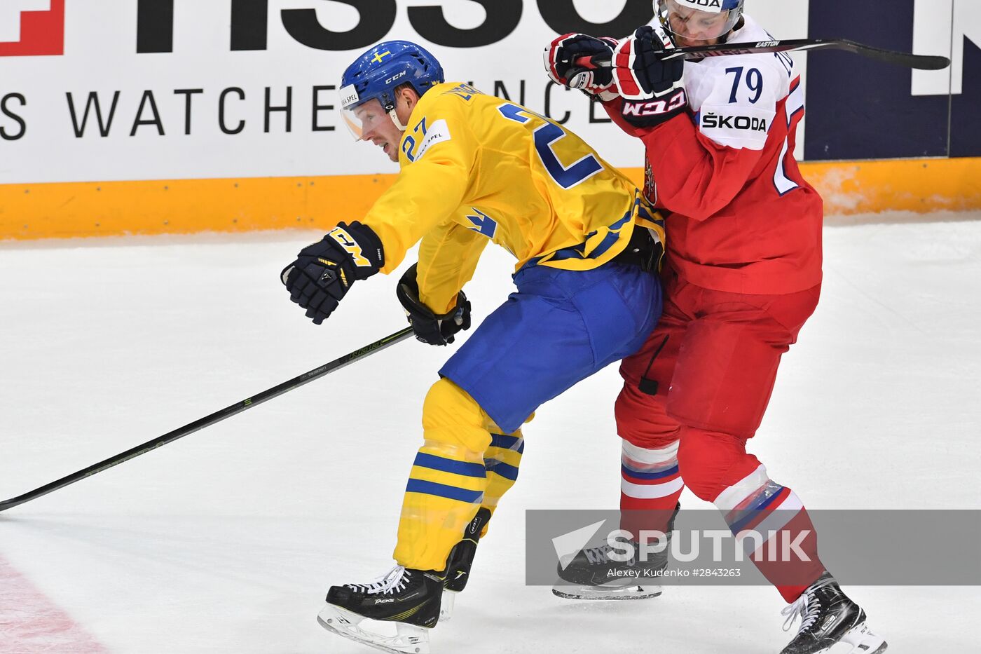 2016 IIHF World Ice Hockey Championship. Sweden vs. Czech Republic