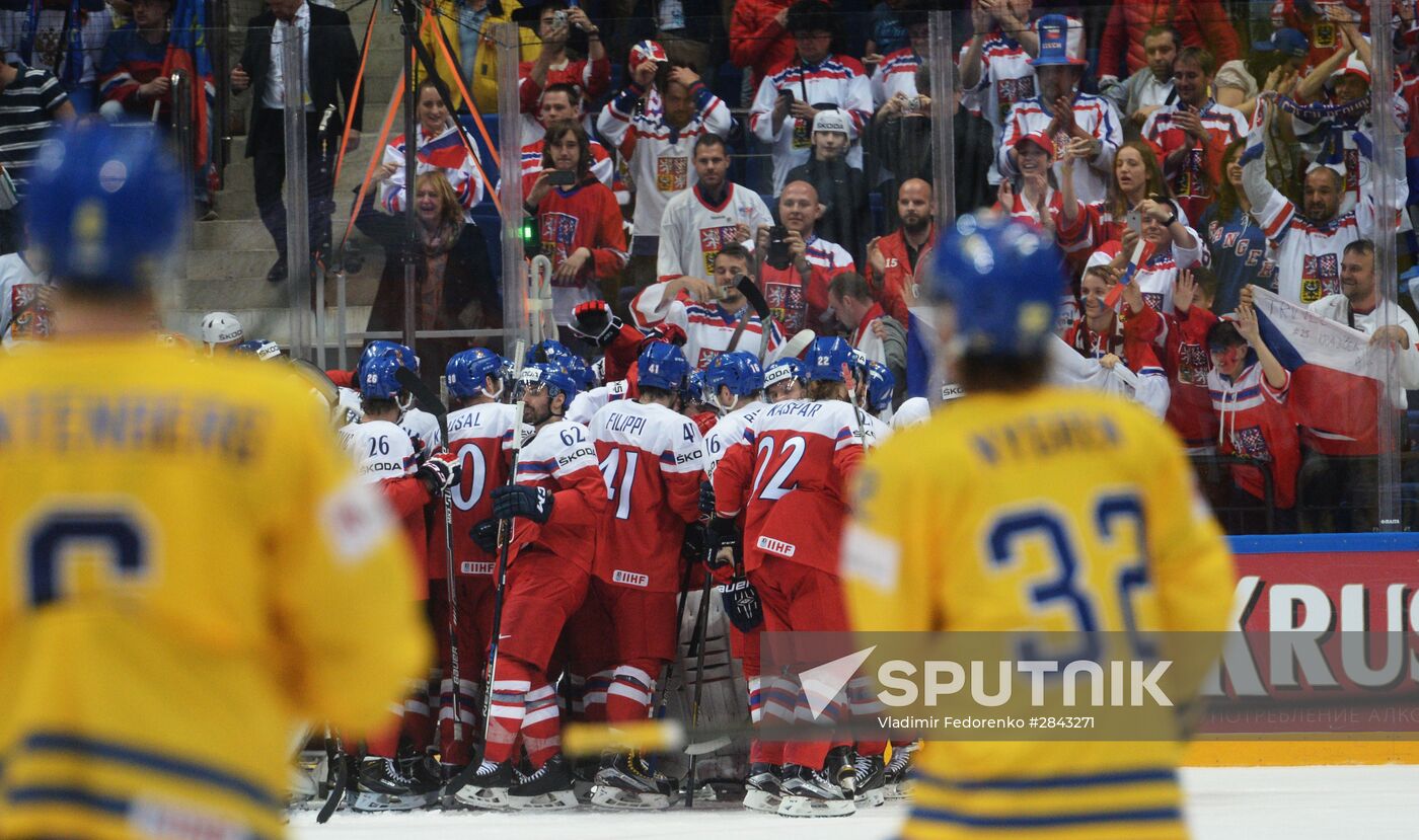 2016 IIHF World Ice Hockey Championship. Sweden vs. Czech Republic