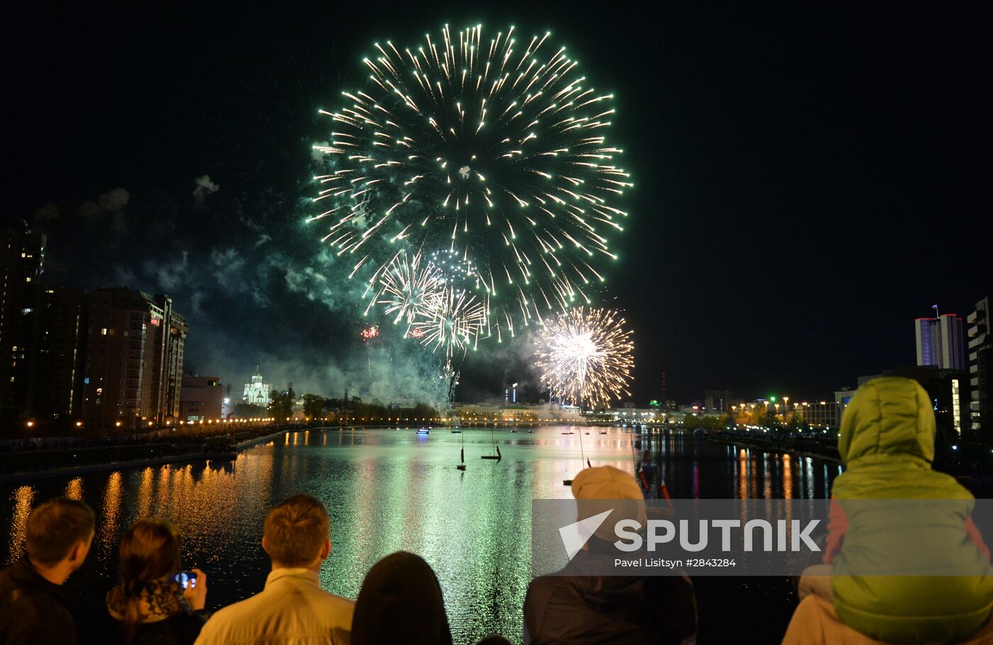 Fireworks across Russia to mark 71st anniversary of Victory in 1941-1945 Great Patriotic War