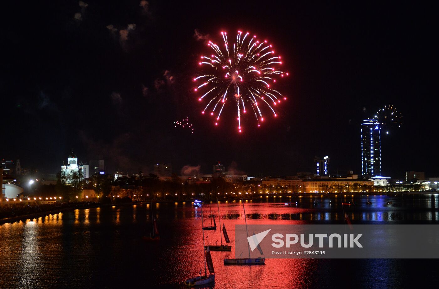 Fireworks across Russia to mark 71st anniversary of Victory in 1941-1945 Great Patriotic War