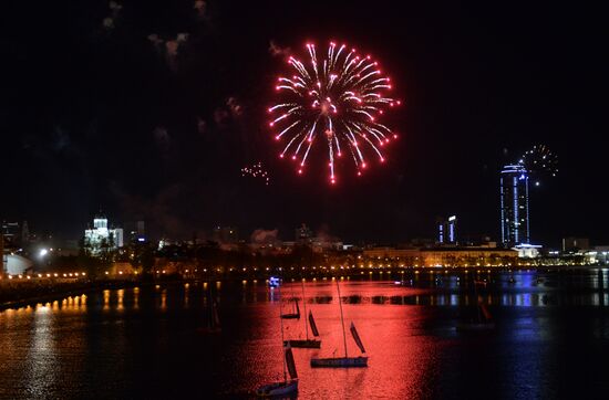 Fireworks across Russia to mark 71st anniversary of Victory in 1941-1945 Great Patriotic War
