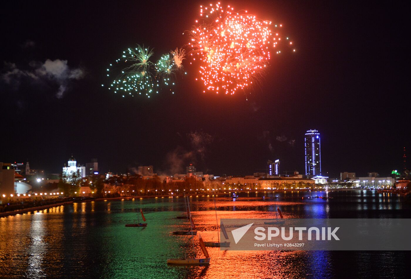 Fireworks across Russia to mark 71st anniversary of Victory in 1941-1945 Great Patriotic War