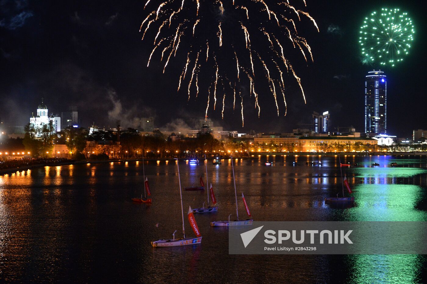 Fireworks across Russia to mark 71st anniversary of Victory in 1941-1945 Great Patriotic War