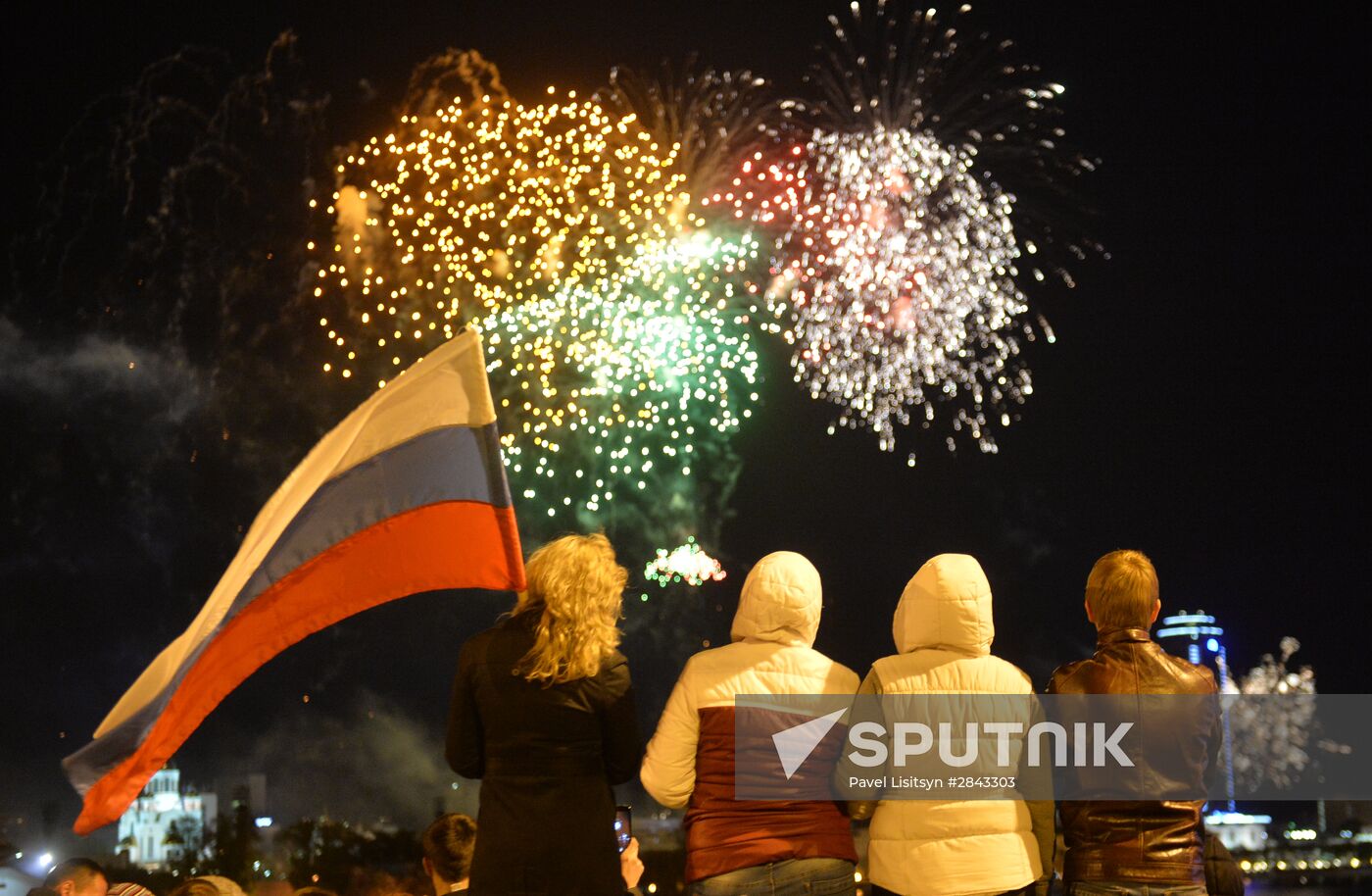 Fireworks across Russia to mark 71st anniversary of Victory in 1941-1945 Great Patriotic War