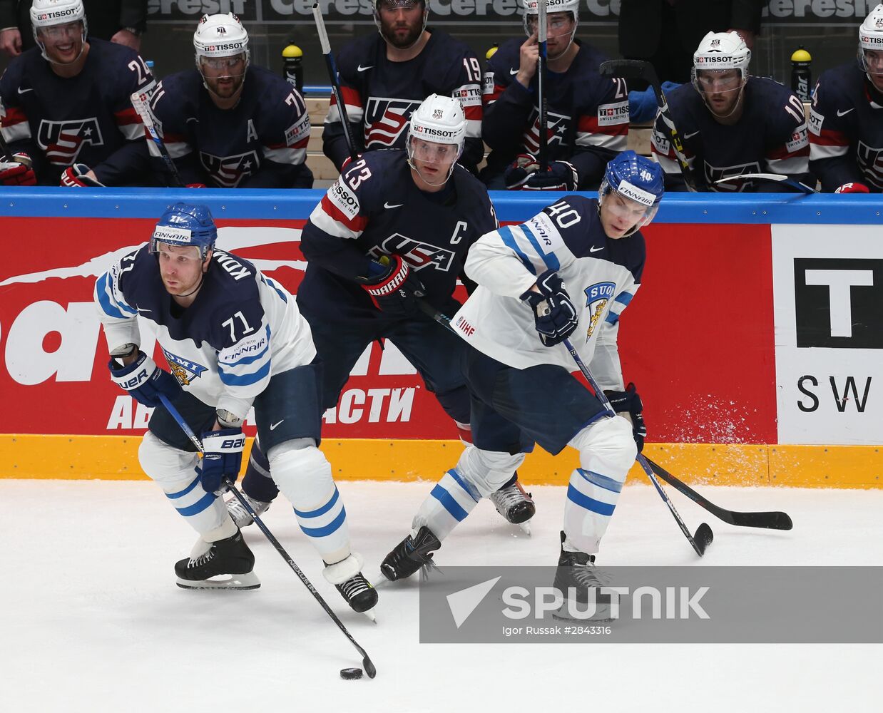 2016 IIHF World Championship. Finland vs United States