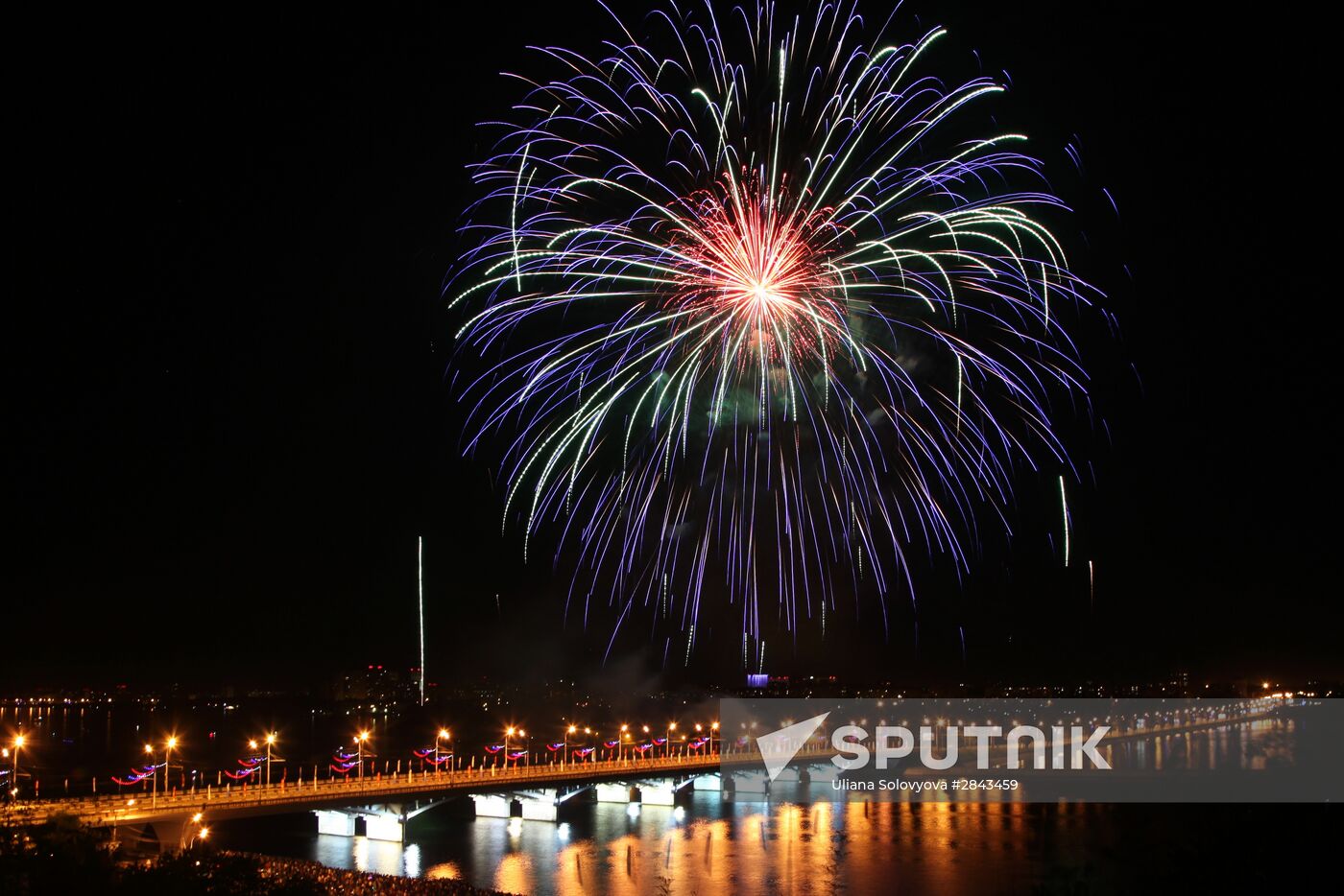 Fireworks display marking 71st Victory Day anniversary in Russian cities