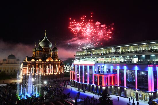 Fireworks display marking the 71st anniversary of Victory Day in Russian cities