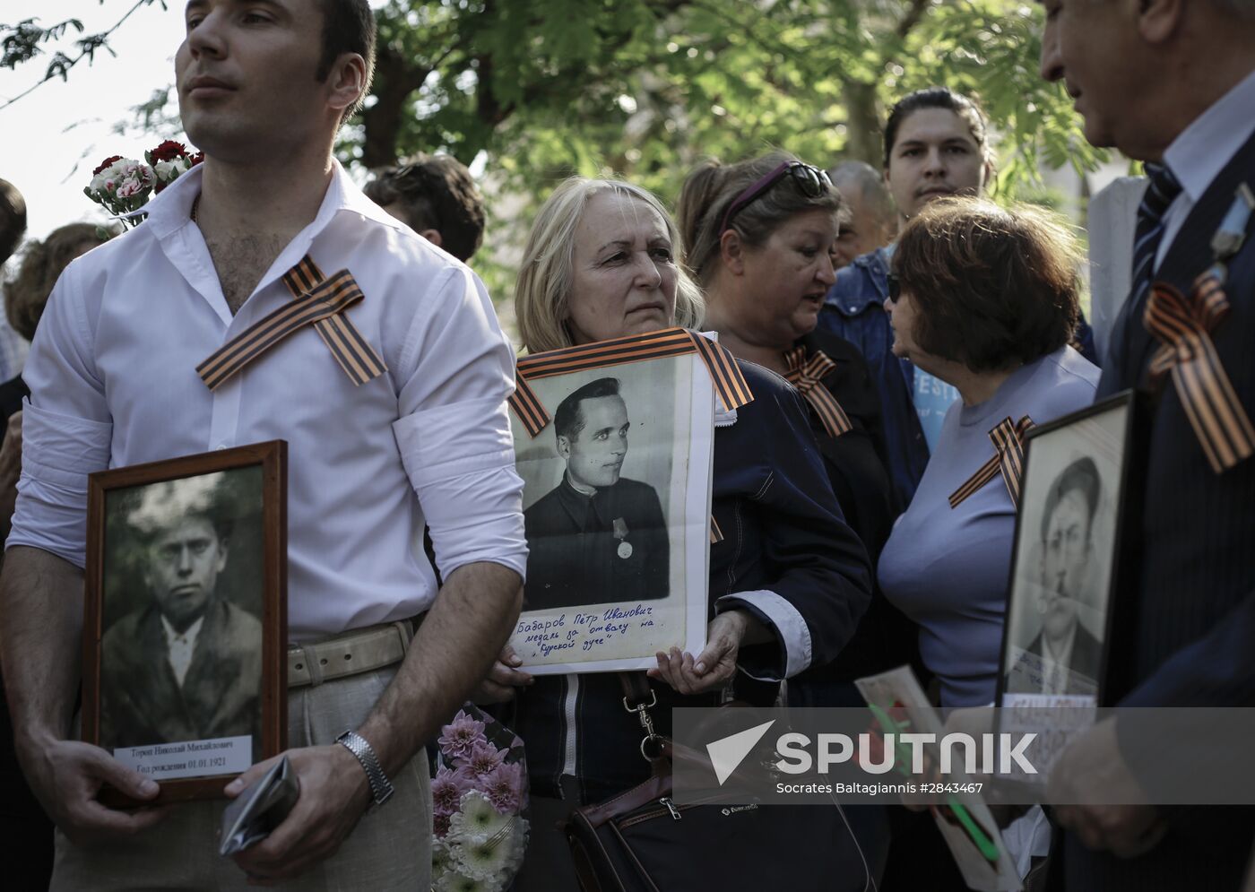 Immortal Regiment event in foreign countries