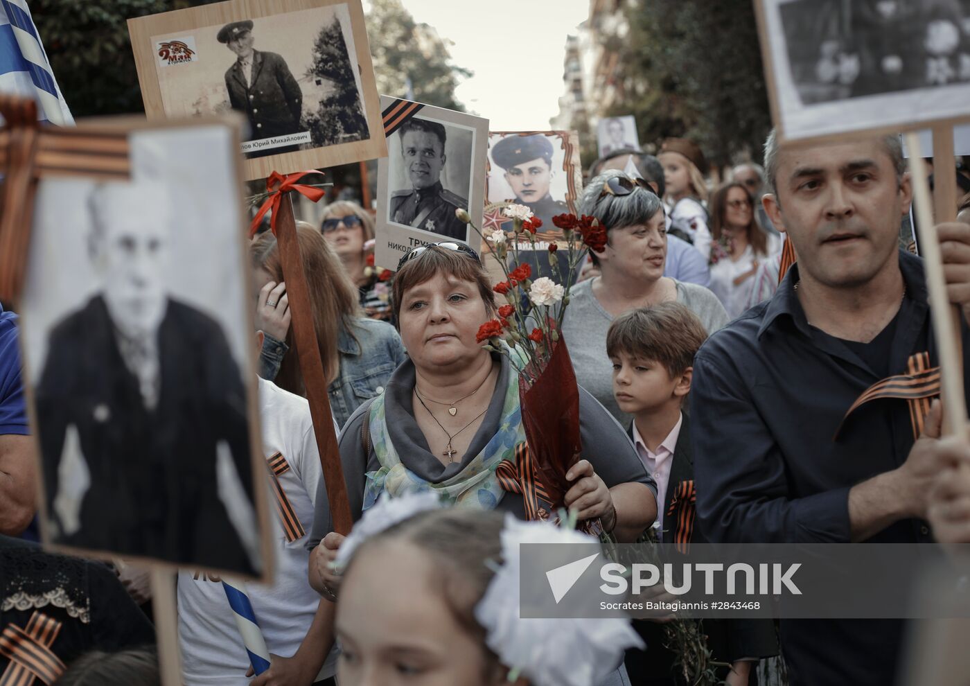 Immortal Regiment event in foreign countries