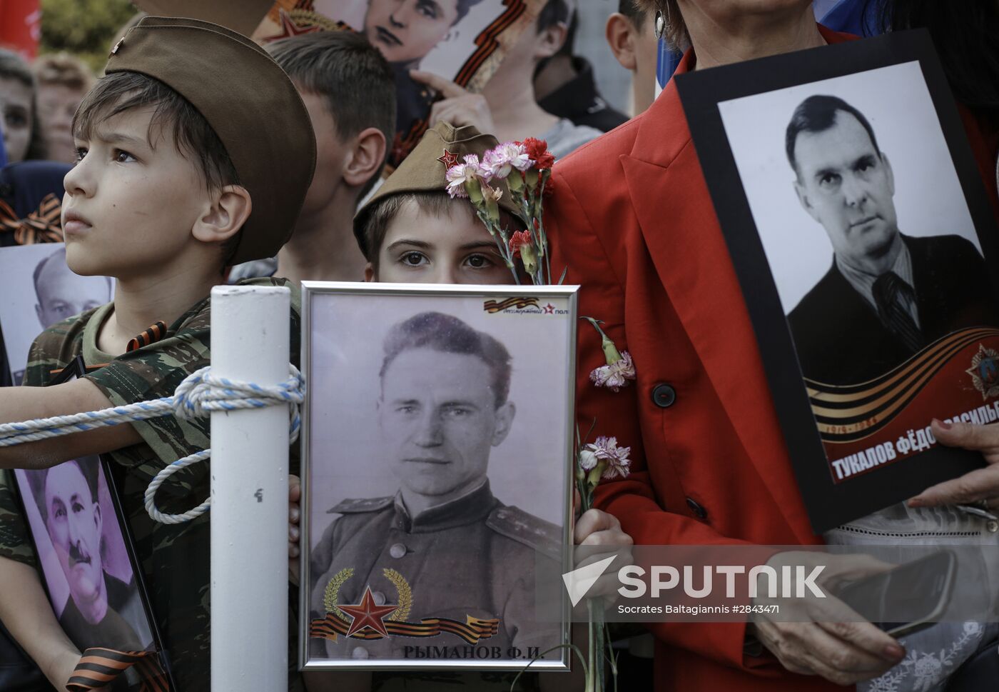 Immortal Regiment event in foreign countries