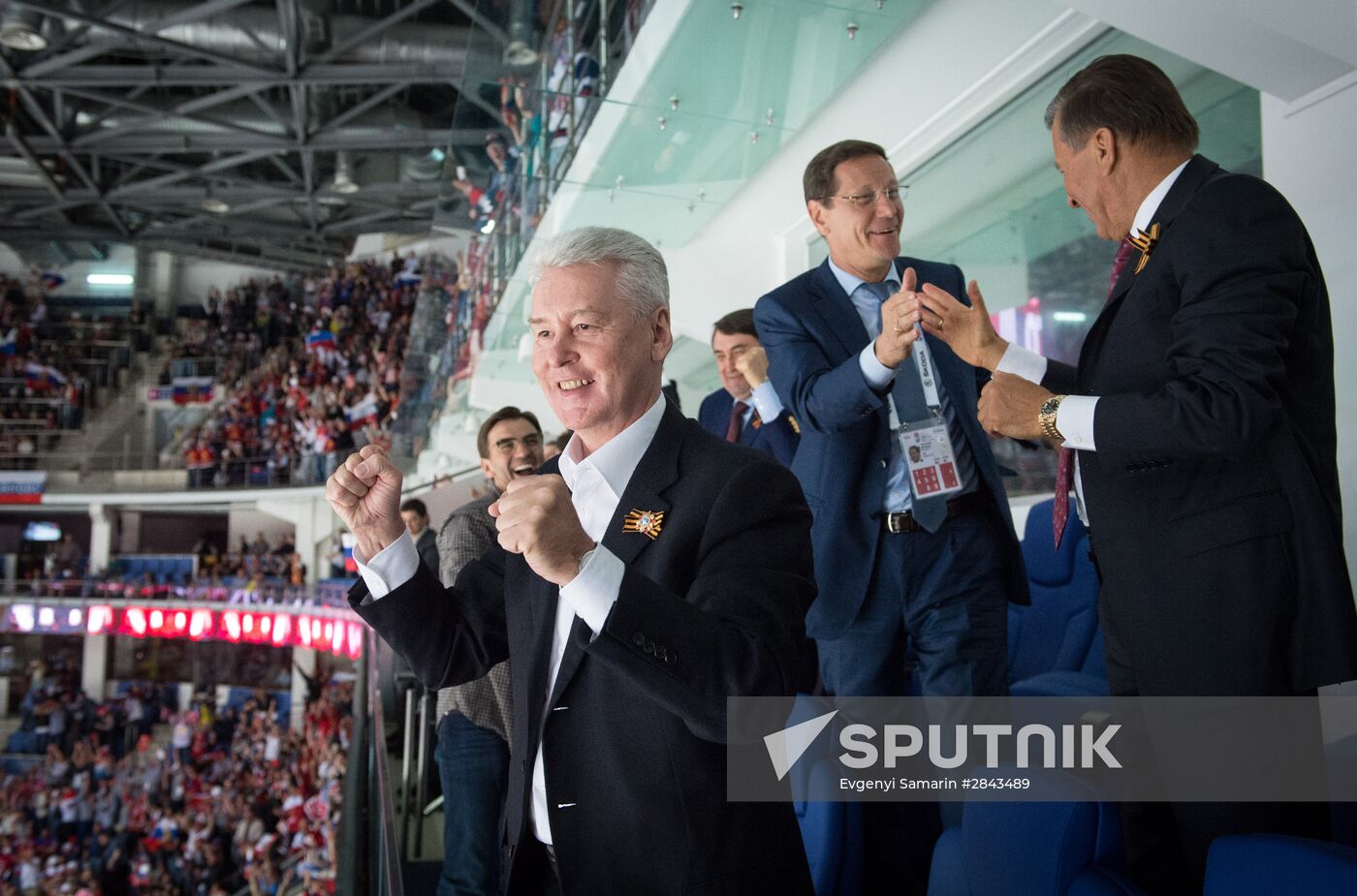 2016 IIHF World Championship. Latvia vs Russia
