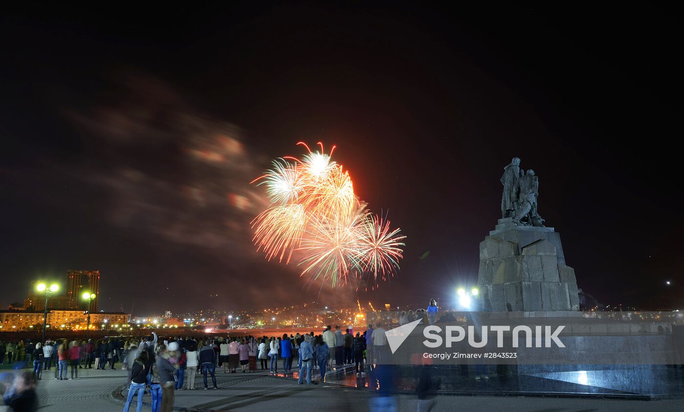 Fireworks across Russia to mark 71st anniversary of Victory in 1941-1945 Great Patriotic War
